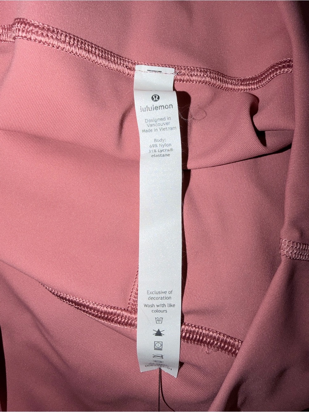 Lululemon Wunder Under size 12 Brier Rose High-Rise Tight 28" Tall Girl Approved - Picture 2 of 7
